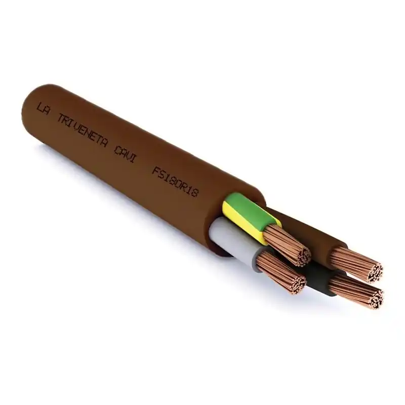 Professionale cavo multipolare marrone 7g1,5 pvc non propagante incendio fs18or18 prezzo al metro