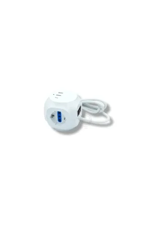 Professionale Multipresa universale cubo 3prese bipasso schuko 3 usb 1 type-c - a