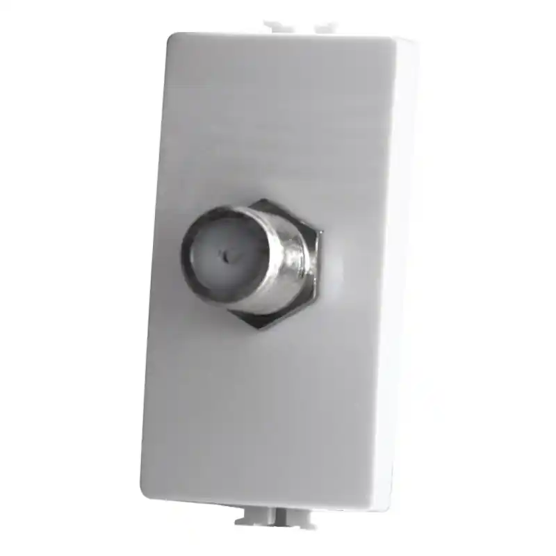 Presa Tv a Vite Satellitare da Incasso Bianca Compatibile con bticino Matix am5173df A Buon Prezzo