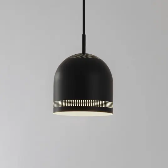 Affare Lampada a sospensione Nola Oura, Ø 15 cm, nera, ferro, E27
