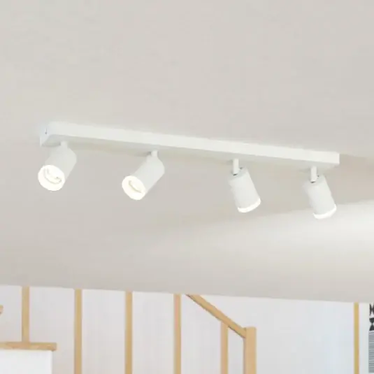 EGLO connect Faretto LED Smart Melitello-Z, a 4 luci, bianco Prezzo Basso