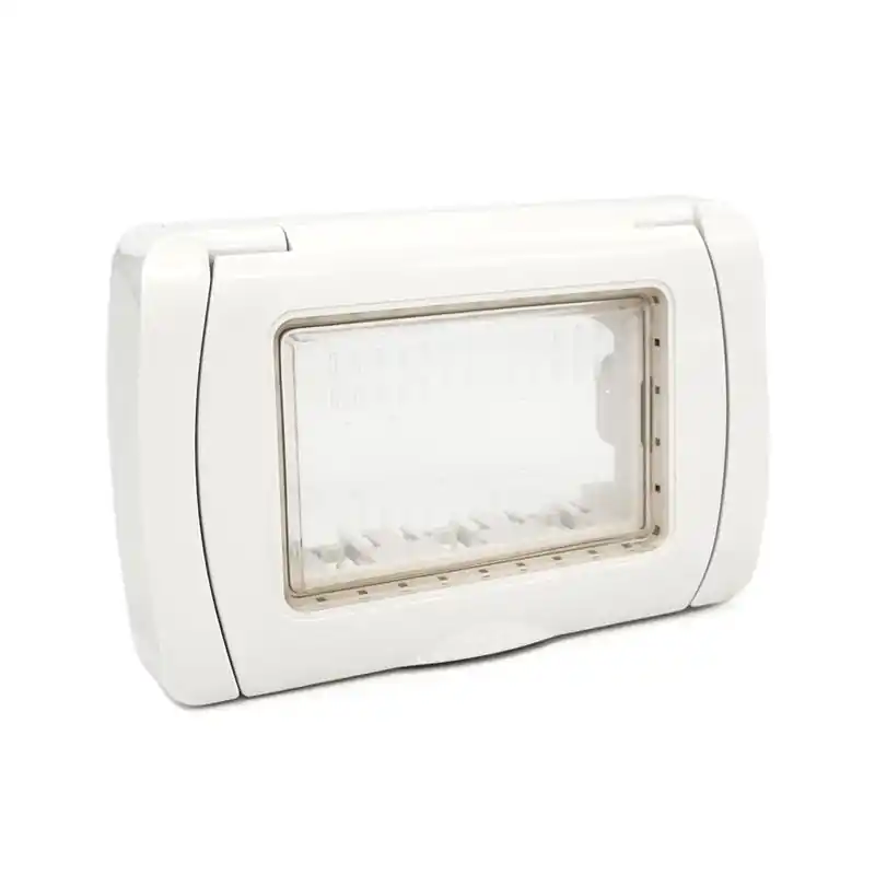 coperchio Idrobox ip55 3 posti bianco compatibile bticino matix 25603 Offerta