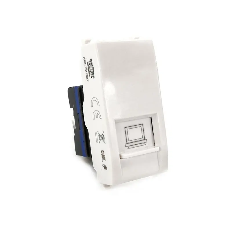 627b connettore di rete rj45 cat 6 presa internet bianca compatibile con serie vimar plana 14339 Saldi