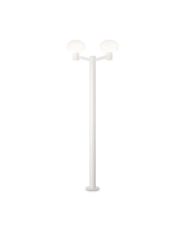 Ideal Lux Clio Mpt2 Bianco lampione alto da giardino Spedito Oggi
