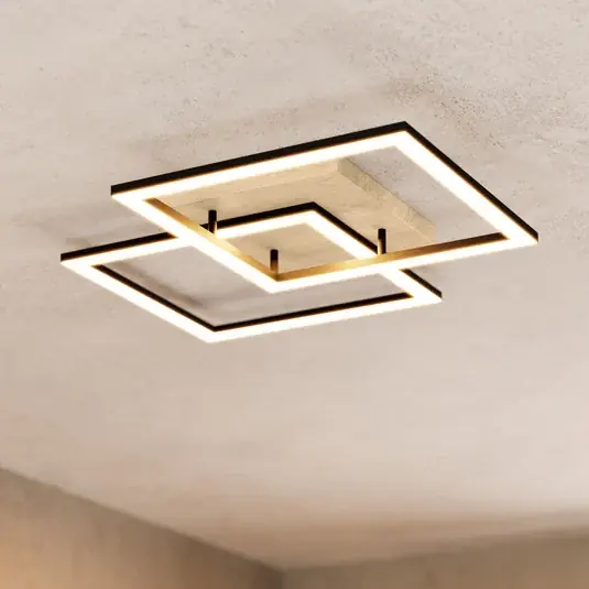 Ultime Pezzi EGLO connect plafoniera LED Smart Lomaltas-Z, 77 cm, 4400 lm