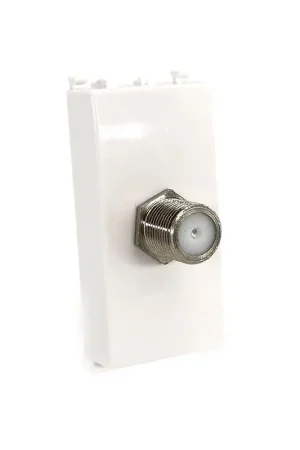 625b Presa Tv a Vite Satellitare da Incasso Bianca Compatibile con Vimar plana 14318 Ultima Occasione