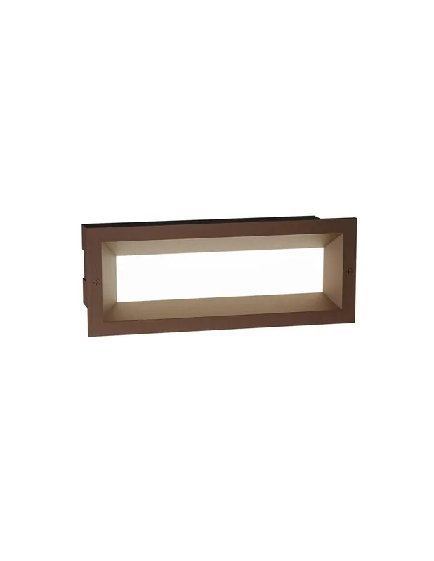 Esclusivo Gea Luce GES1192C segnapassi IP65 marrone