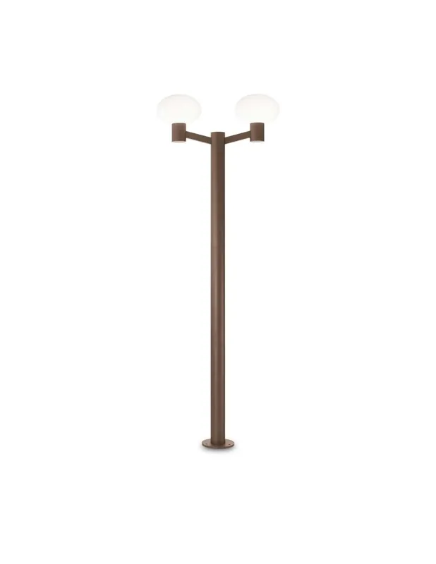 Novità Ideal Lux Clio Mpt2 lampione giardino H197 Coffee