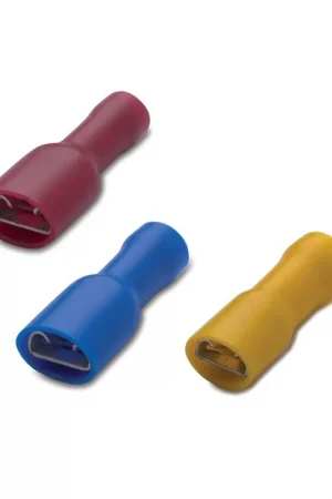100 Terminali femmina isolato Rosso 4.8x0.8 Gruppo BM 00192 Promozione