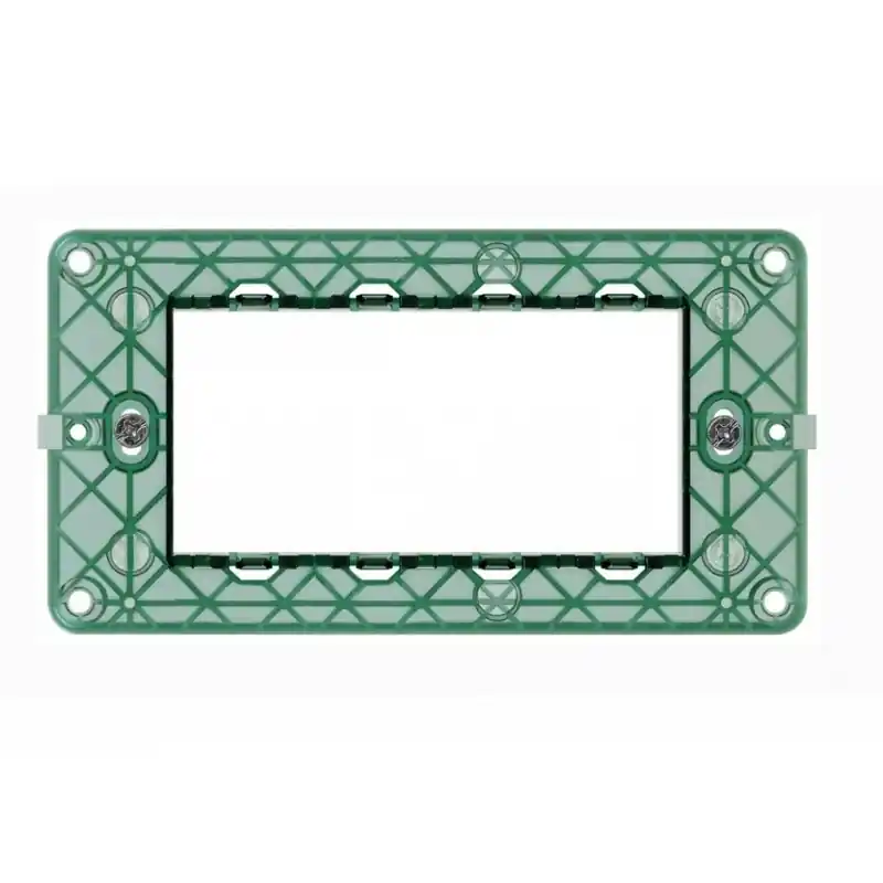 z6004 supporto 4 posti compatibile con vimar plana 14614 Promozione Esclusiva
