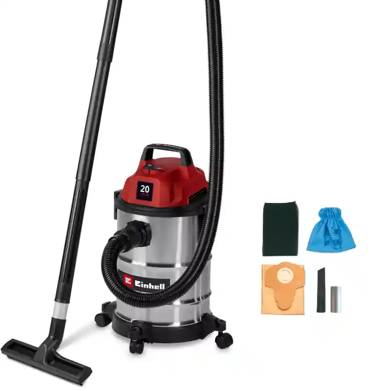 Bidone aspiratore solidi liquidi capacità 20 litri Einhell 2347410 uso versatile Vendita Finale