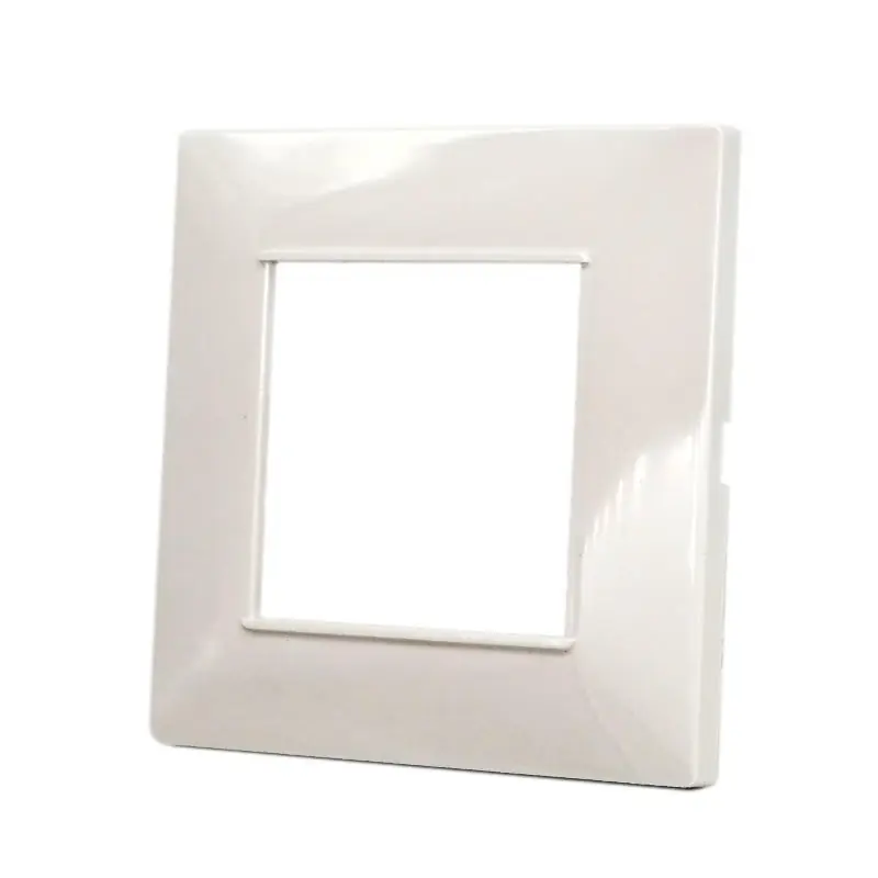 m6002-01 placca mostrina 2 posti bianca quadrata plastica compatibile con vimar plana 14642.01 Scelto Dai Clienti
