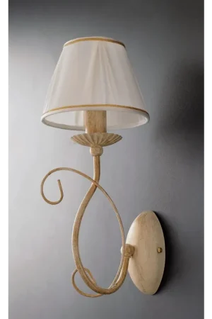 Subito Disponibile Applique contemporaneo in ferro battuto 1 luce LGT Elisabetta ap1