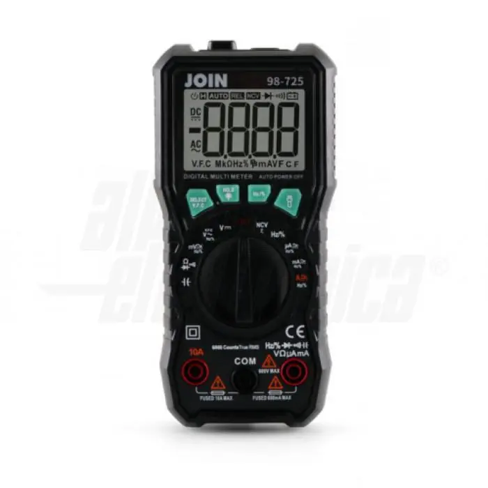 Multimetro digitale True RMS 600V portatile ALPHA ELETTRONICA 98-725 Direttamente Dal Produttore