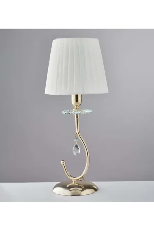A Buon Prezzo Lumetto classico oro con cristalli 1 luce LGT Golden lp