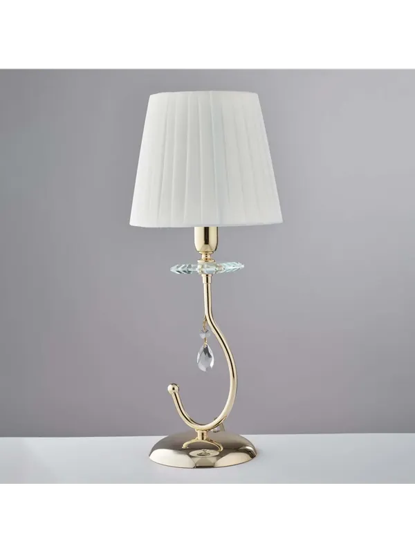 A Buon Prezzo Lumetto classico oro con cristalli 1 luce LGT Golden lp