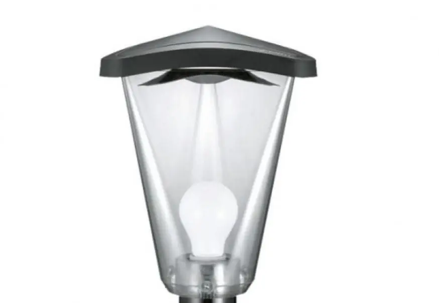 Testa palo Green Lombardo LB12622-diffusore trasparente-E27 IP66 Promozione