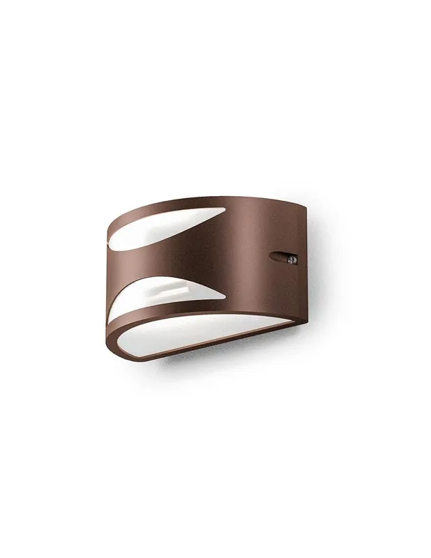 Spedizione Espresso Gea Luce GES1042 marrone lampada da parete per esterno
