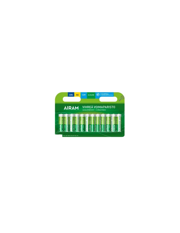 Batteria alkalina stilo aa blister 10pz pila lunga durata airam Super Prezzo