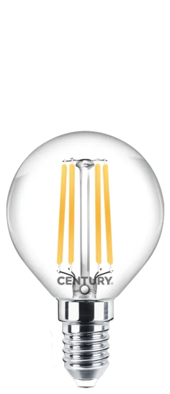Miglior Prezzo Lampadina LED sferica filamento 6.5W 2700K E14 Century INH1G-071427