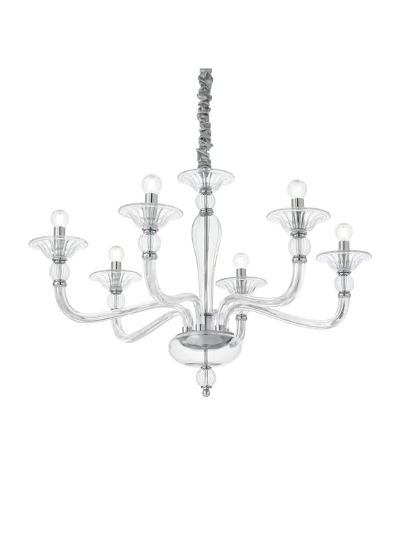 Lampadario in cristallo classico trasparente DL0355 Compra Adesso