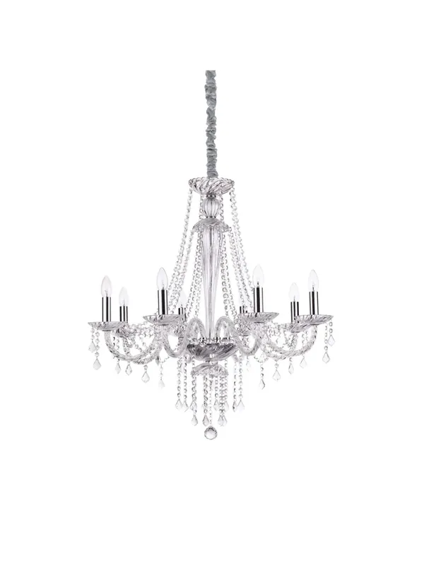 Compra Oggi Stesso Lampadario in cristallo trasparente classico DL0358