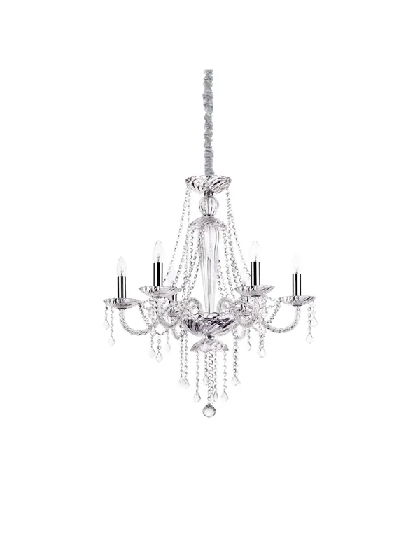 Compra Online Lampadario in cristallo trasparente classico DL0359