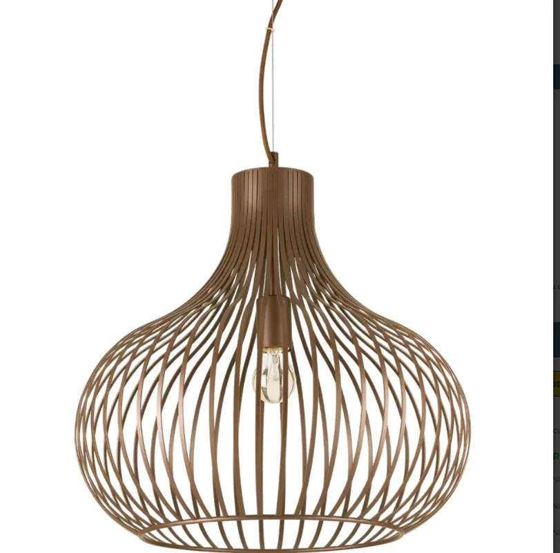 Scelto Dai Clienti Lampada a sospensione design interno ambra 47x44 cm Ideal Lux 205304