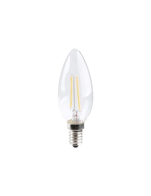 Rossini L.278-6-2K lampadina led E14 6W Oliva trasparente 2700k Nuovo Arrivo
