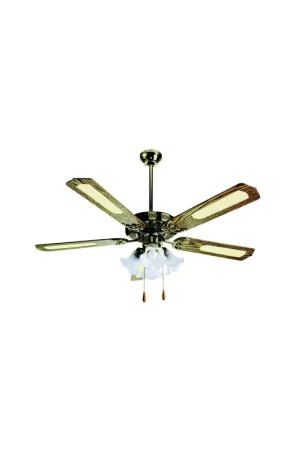 Ventilatore da soffitto legno 4luci 70900 ws525c4l 3vel. Compra Online