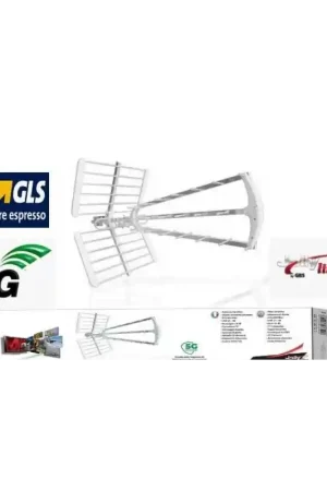 antenna tv esterna digitale terrestre ddt 2516 5g 45031 filtro 5g jolly line gbs uhf 21-48 Scelto Dai Clienti