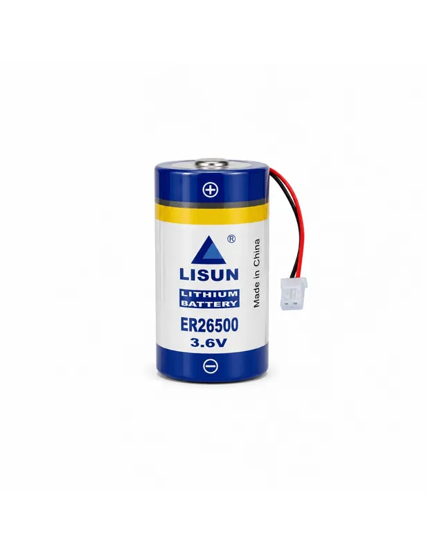Batteria Litio Lisun ER26500 3,6V 8500mAh – Pila Li-SOCl2 Mezza Torcia (Size C) con Connettore Molex 5264 per Allarmi e Sirene Prezzo Di Fabbrica