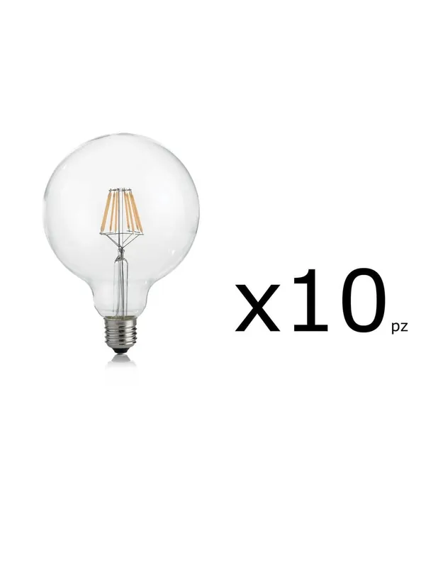Miglior Prezzo Ideal lux lampadina E27 8W 3000k led filamento