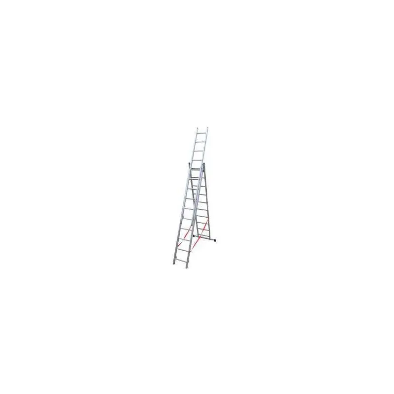 scala alluminio stilo metri 6,84 3x9 gradini da 2,58mt. cap2777 Ultimissimo Modello