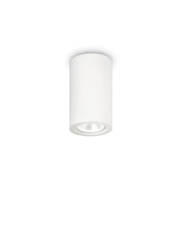 Compra Oggi Stesso Plafoniera faretto moderna in gesso bianco DL0403