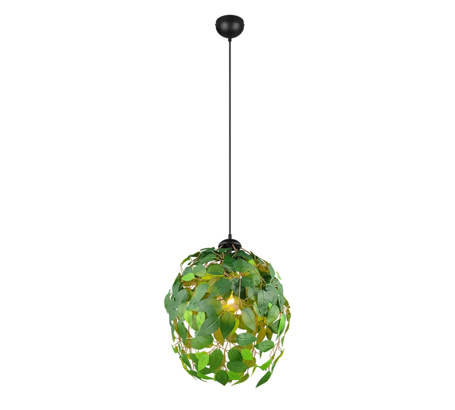Vendita Finale Lampada a sospensione foglie plastica 38cm Trio Lighting R10461915 regolabile