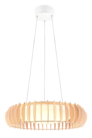A Buon Prezzo Lampada a sospensione LED design regolabile bianco legno Trio Lighting R32171930