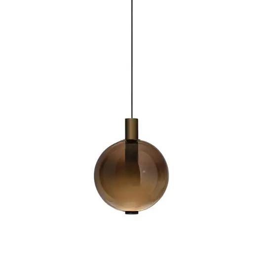 Offerta Lampo OLEV Lampada LED a sospensione BEAM STICK NUANCE, marrone, Ø 20 cm, 927