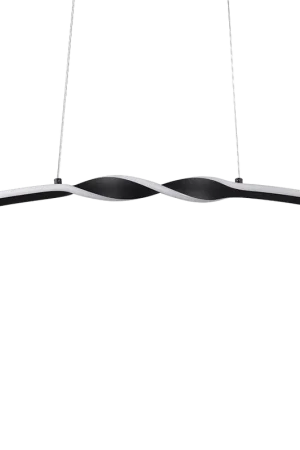 Affare Sospensione LED metallo nero regolabile TRIO LIGHTING R35791132 design moderno
