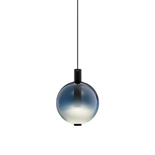 Esclusivo OLEV Lampada LED a sospensione BEAM STICK NUANCE, blu, Ø 20 cm, 927
