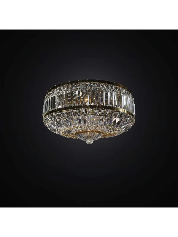 Nuovo Arrivo Plafoniera classica cristallo oro 6 luci BGA 2935/PL50 design swarovsky