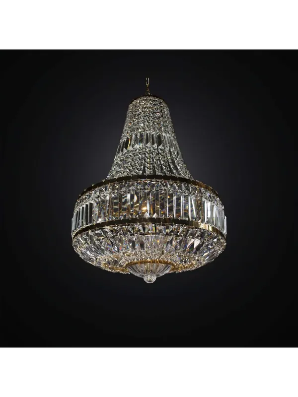 Prezzo Scontato Lampadario classico cristallo oro 6 luci BGA 2935/6 design swarovsky