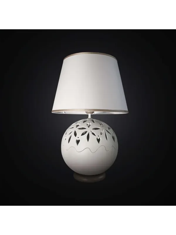 Prezzo Di Fabbrica Lume grande moderno in ceramica tortora 2 luci BGA 2934/LG