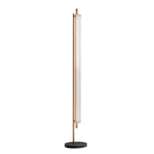 OLEV Piantana LED TRISEL, marrone terra, metallo, 2.700 K, dimmerabile Prezzo Basso