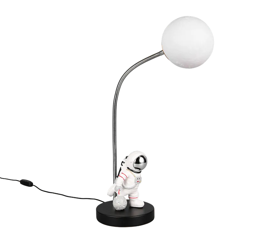 Lampada da tavolo LED flessibile nero Trio Lighting R53801102 astronauta Spedizione Espresso
