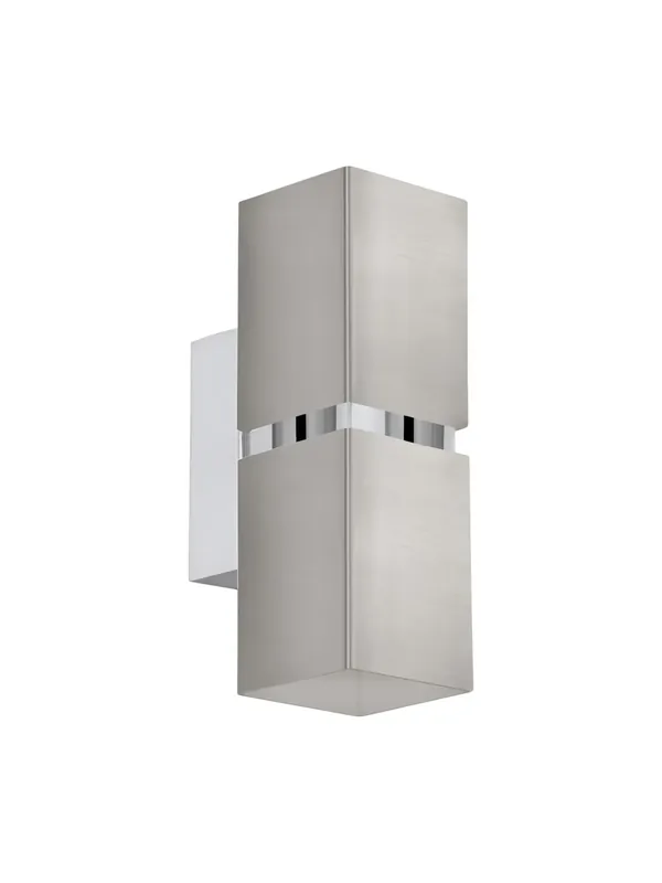 Applique moderno nickel e cromo 2 luci GL0832 Prezzo Di Fabbrica