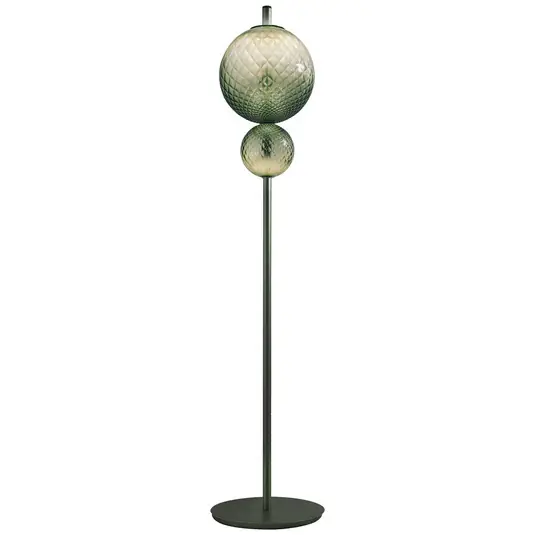 OLEV Lampada LED da pavimento TERRA&LUNA, verde, metallo/vetro, 184 cm 927 A Buon Prezzo