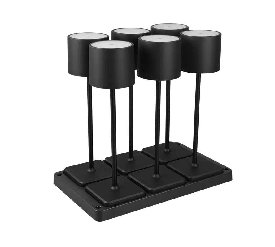 Saldi Set lampade da tavolo LED ricaricabili IP54 nero TRIO LIGHTING R54096632