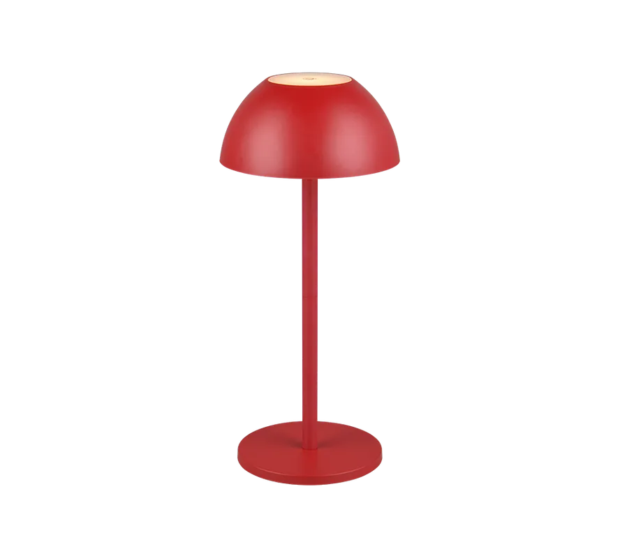 Lampada da tavolo LED touch ricaricabile IP54 rossa R54106110 Quantità Limitata