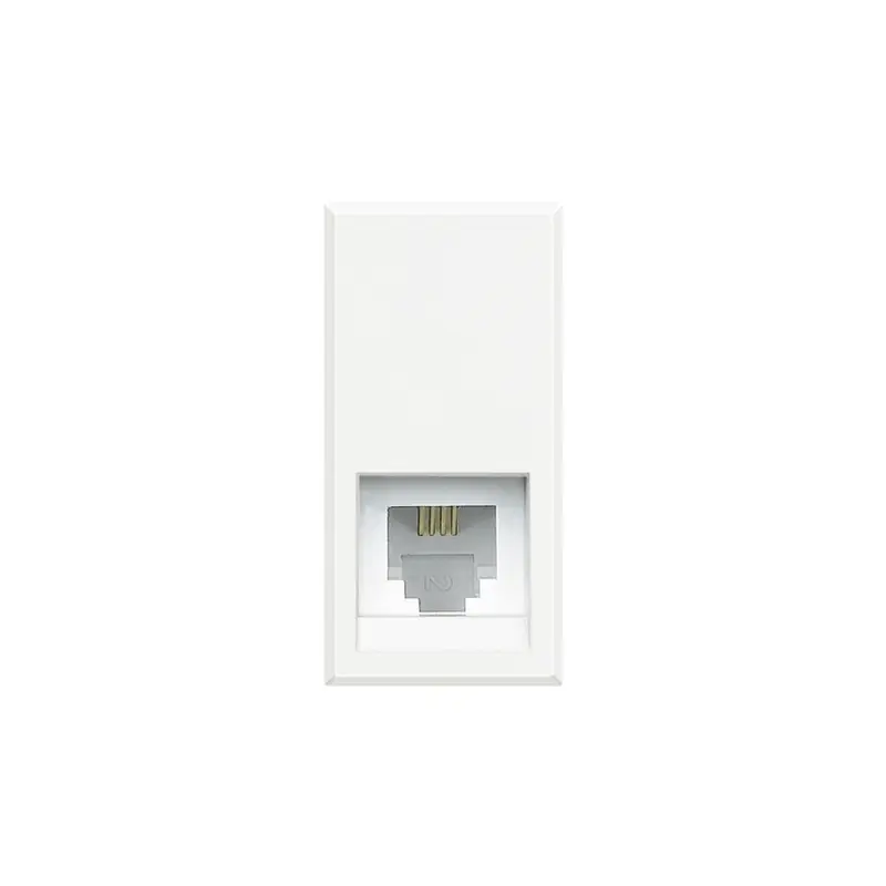 Occasione Imperdibile copy of bticino axolute connettore rj11 presa telefonica bianca bticino hd4258c11n